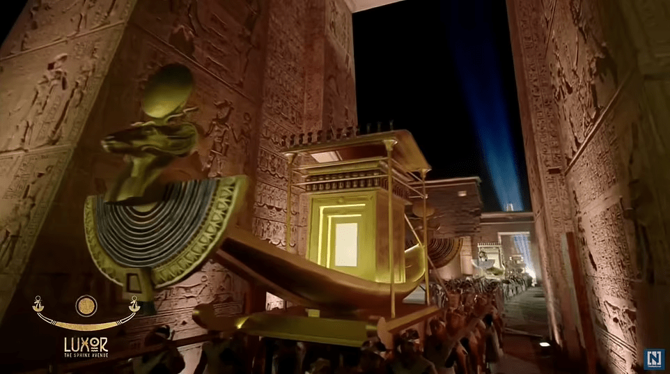 埃及重开3000多年斯芬克斯大道，1050座石狮隆重迎客