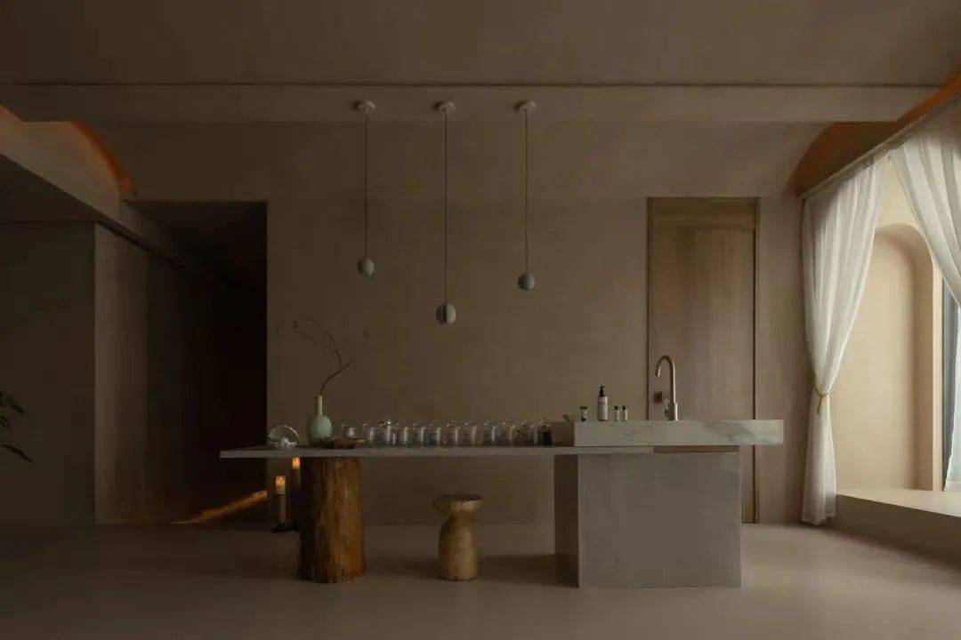 1000㎡侘寂风禅意spa森渡打造的心灵第三空间你一定要来看看