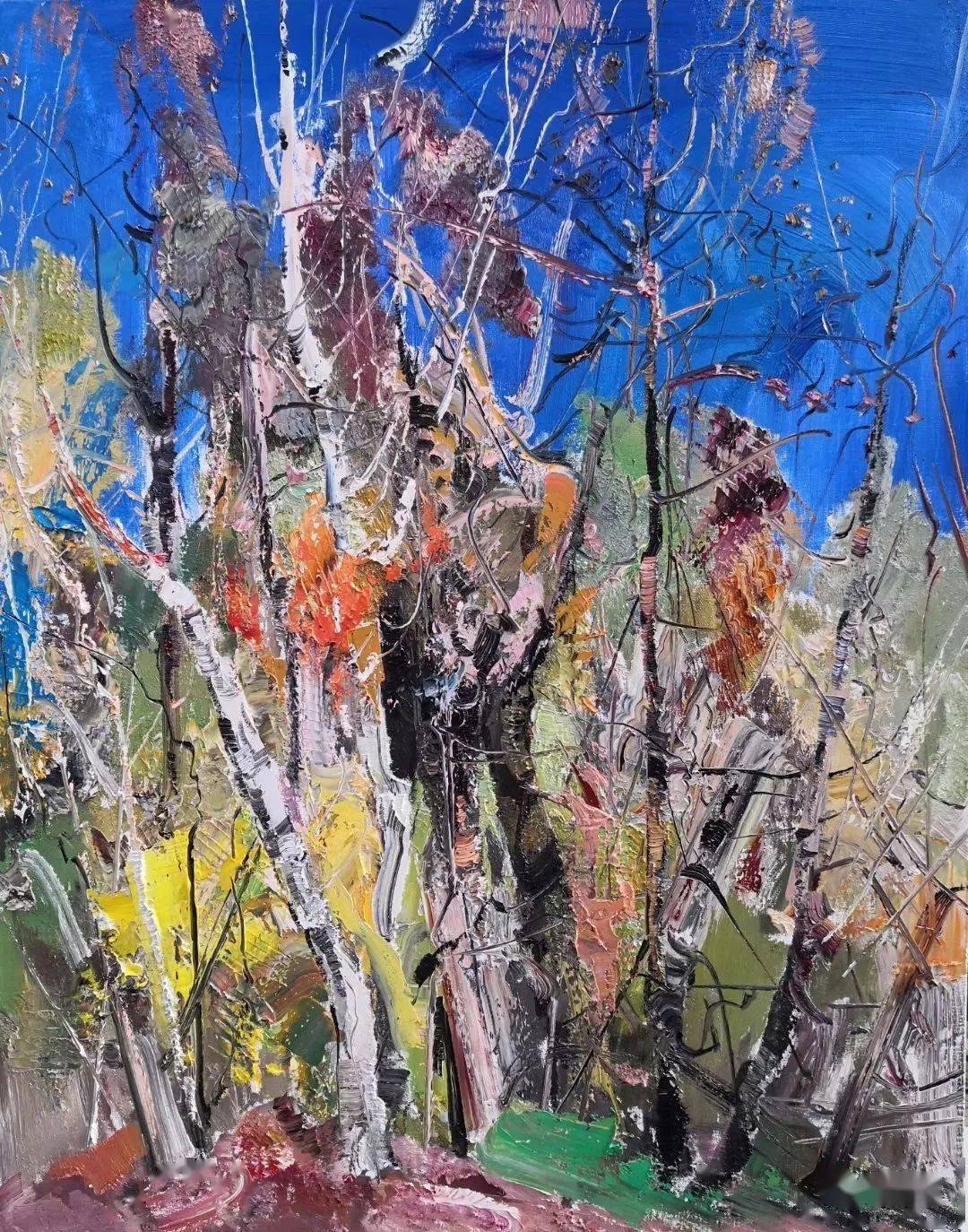 会员黑龙江省大庆市书画院创作员zhang yanzhao张延昭风景写生作品