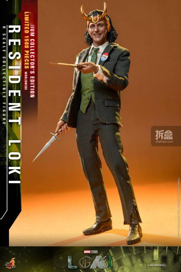 珍藏版HOTTOYS 1/6 洛基 总统洛基LOKI TMS066 1/6可动人偶