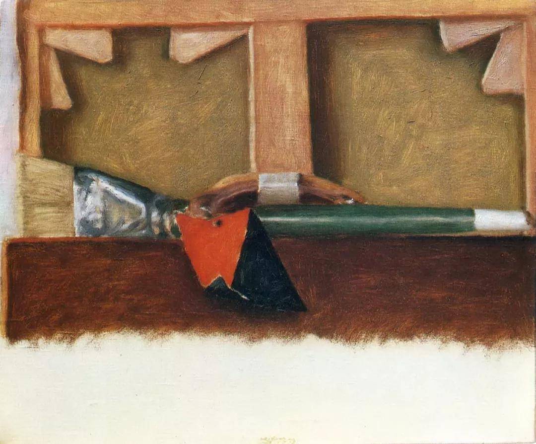 9 cmpastel on velvet papertubes of paint in their drawer