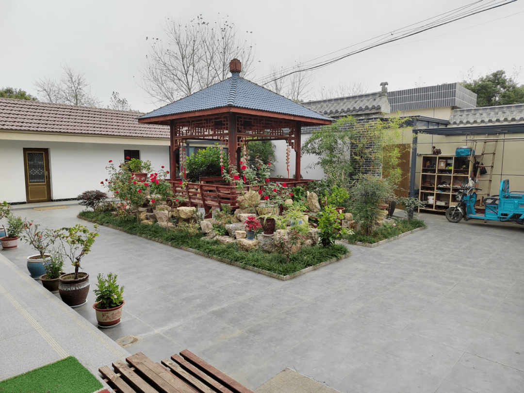 越过花池走进室内,整洁明亮的小屋里点缀着各色花卉和绿植,空气中散发