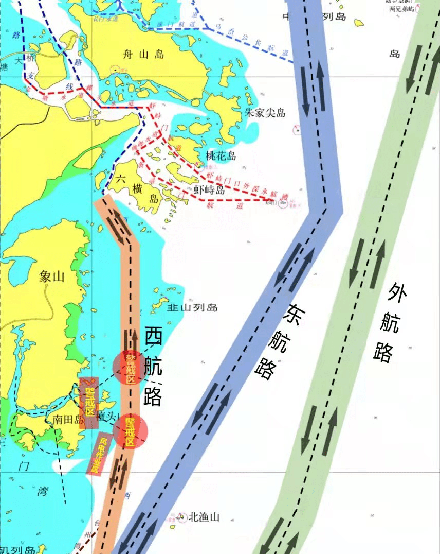 叮浙江沿海公共航路外航路宁波段航行注意事项请您查收