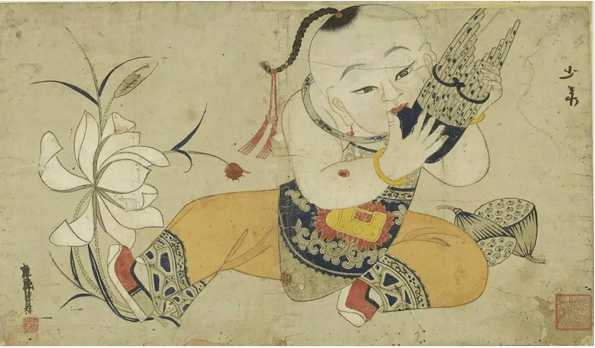 每日一物| ​天津杨柳青年画_传统_绘画_潘鲁生