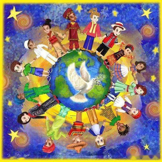 看世界国外儿童画欣赏