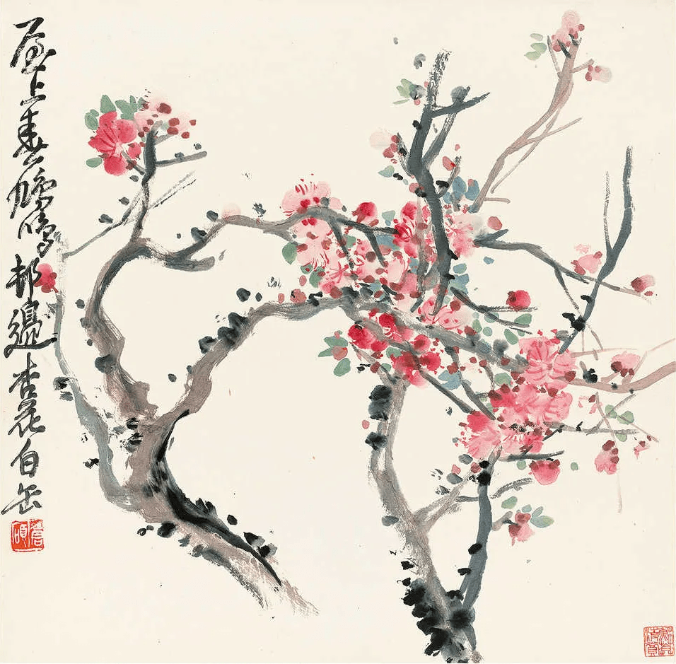 吴昌硕花卉清供册欣赏