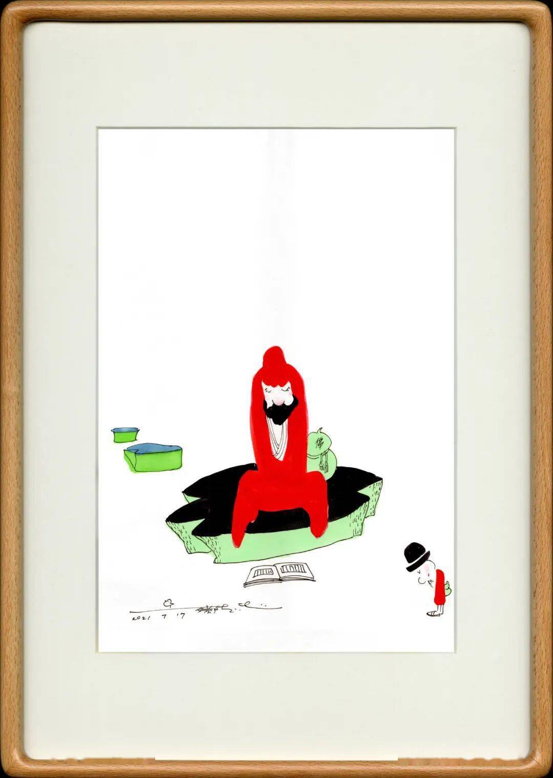 著名漫画家蔡志忠达摩禅之见性成佛