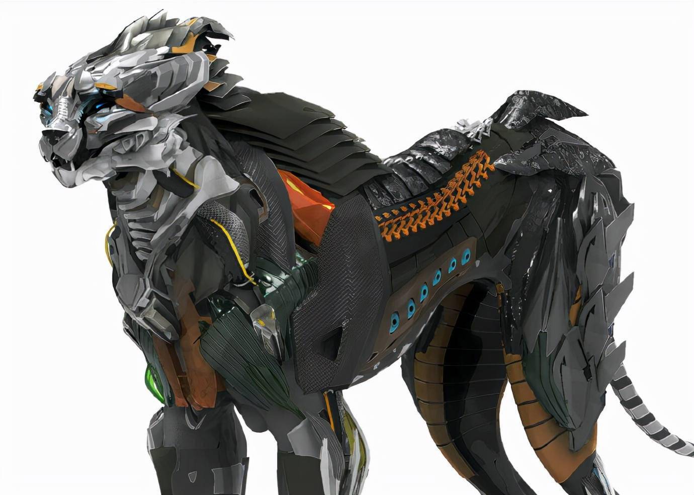 变形金刚野兽之战电影猩猩队长和黄豹勇士概念设计