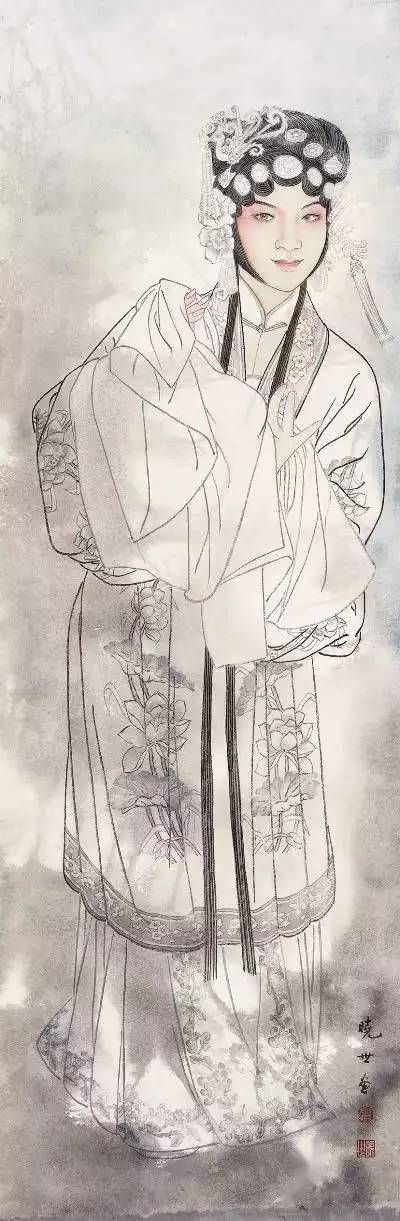 画坛伉俪王志纯谭晓世的戏曲人物画