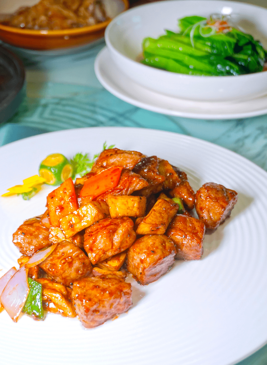 菌菇炒雪花牛肉