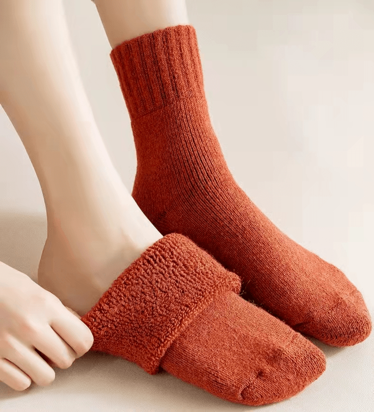 抢秋冬都入的高颜值雪地袜30羊毛双脚暖洋洋