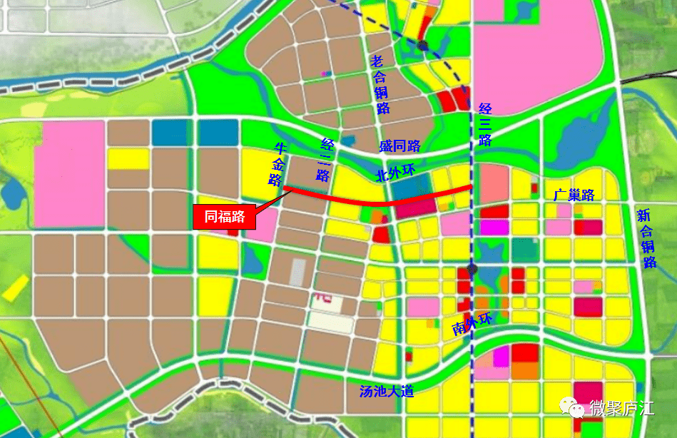 庐江这里拟新建5条道路!_规划_牛金_外环路
