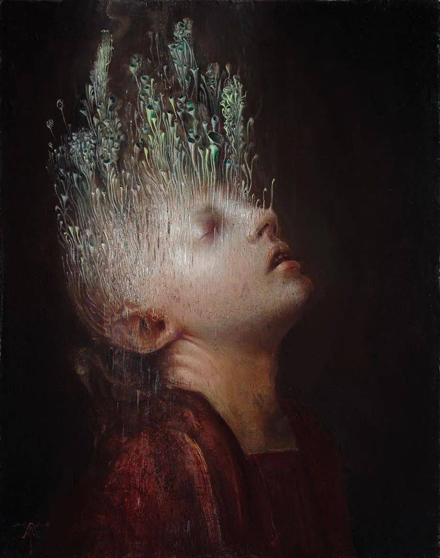 意大利画家阿戈斯蒂诺阿里亚贝内奇异而非凡的超现实主义人体油画作品