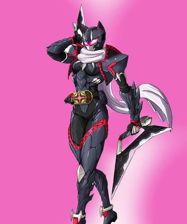 粉丝设计的假面骑士有多帅?恶魔女王致敬空我,铠武增加玉米铠甲