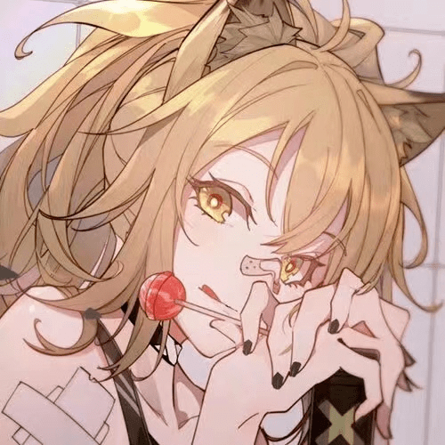 超仙色系动漫女生头像