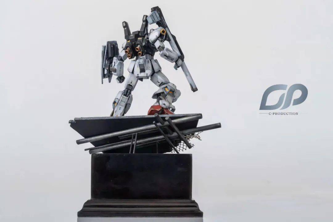 高达mk2 gk制作,自制地台&轻微旧化_公众_来稿_模型