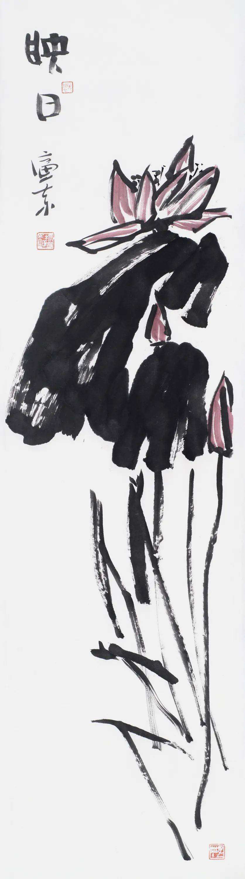 《辛丑夏月》◎138cm x 35cm