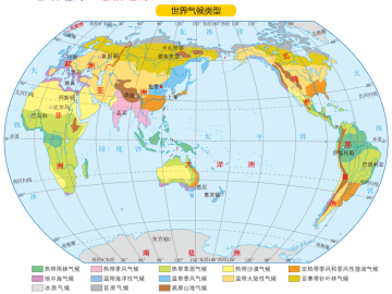 世界地图经纬线示意图图片