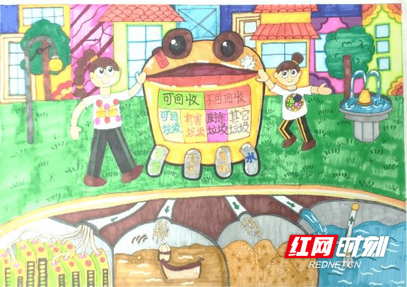 常德|“双减”在湖南丨常德乾明路小学举办“畅想未来”主题绘画比赛