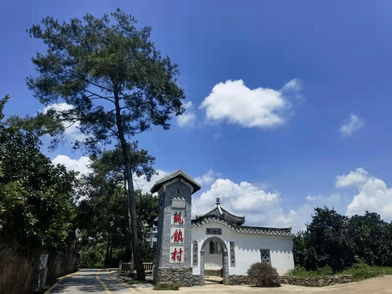 乡风文明容县自良镇龙镇村乡村振兴绘新村02乡风文明描幸福