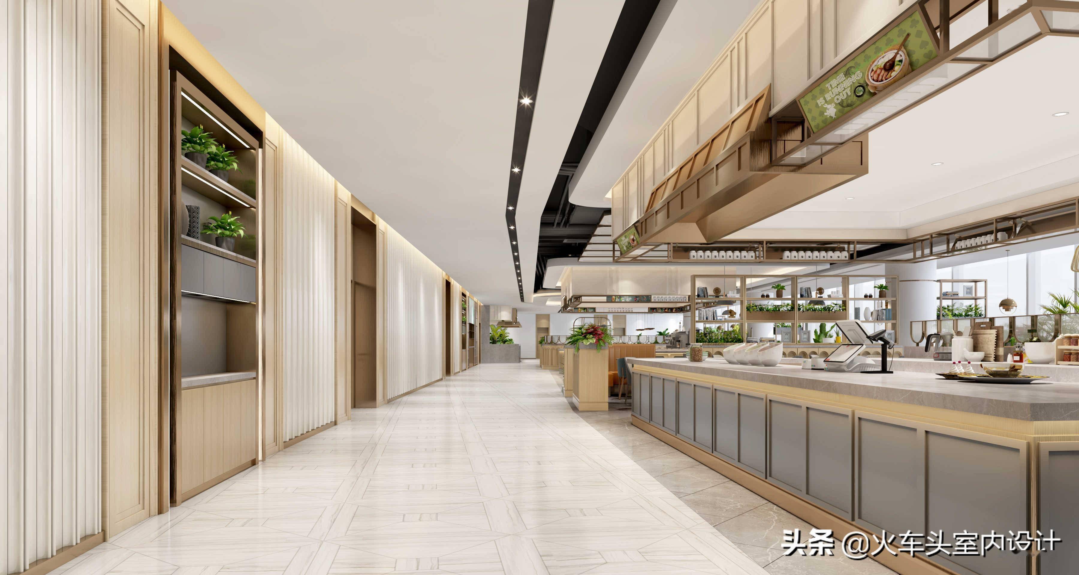金枫设计|华为北京研究所员工餐厅 - 商业空间设计 - 武汉金枫荣誉室内环境设计有限公司
