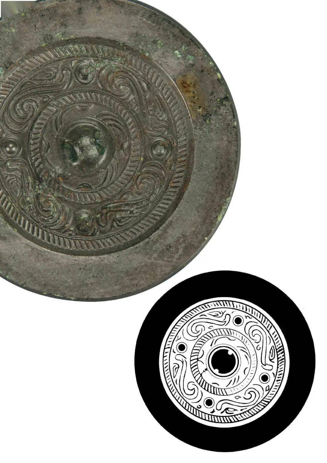 汉代铜镜纹饰图片