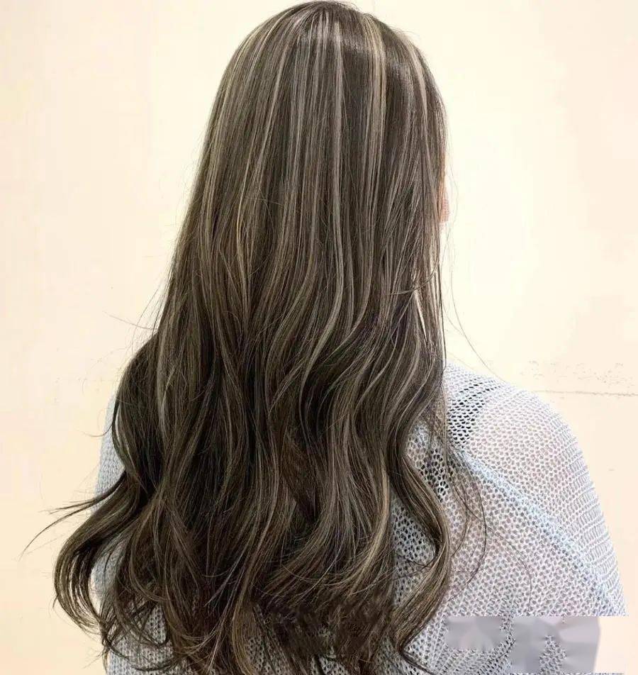 低调微潮范高光挑染