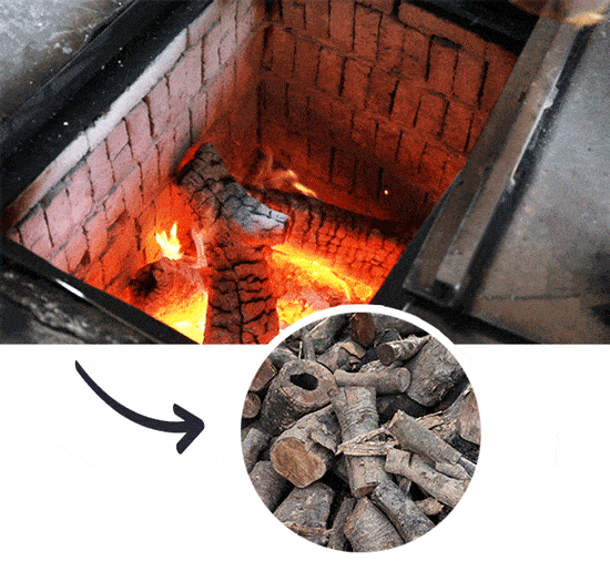 用好材所有的窑鸡都是从这里出来的专门选用了耐高温的火砖材料制造而
