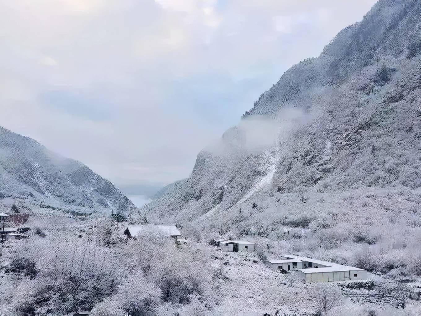 67冰天雪地,温泉瑶池,我已被四川最美的冬天彻底征