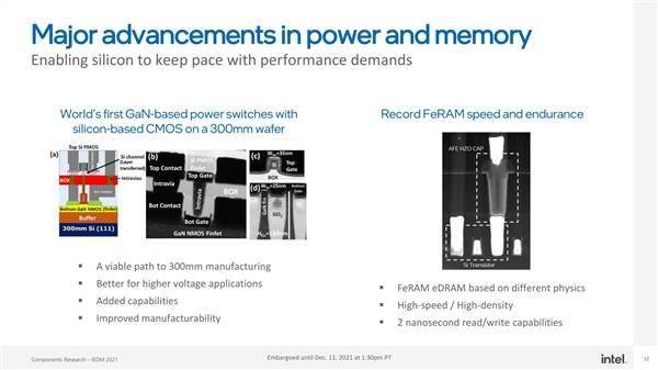 Intel 关键新突破：晶体管缩小50％、封装密度提升10倍