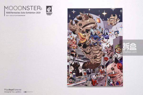 平面|MOOONSTERS – 1000Tentacles Solo Exhibition 2021