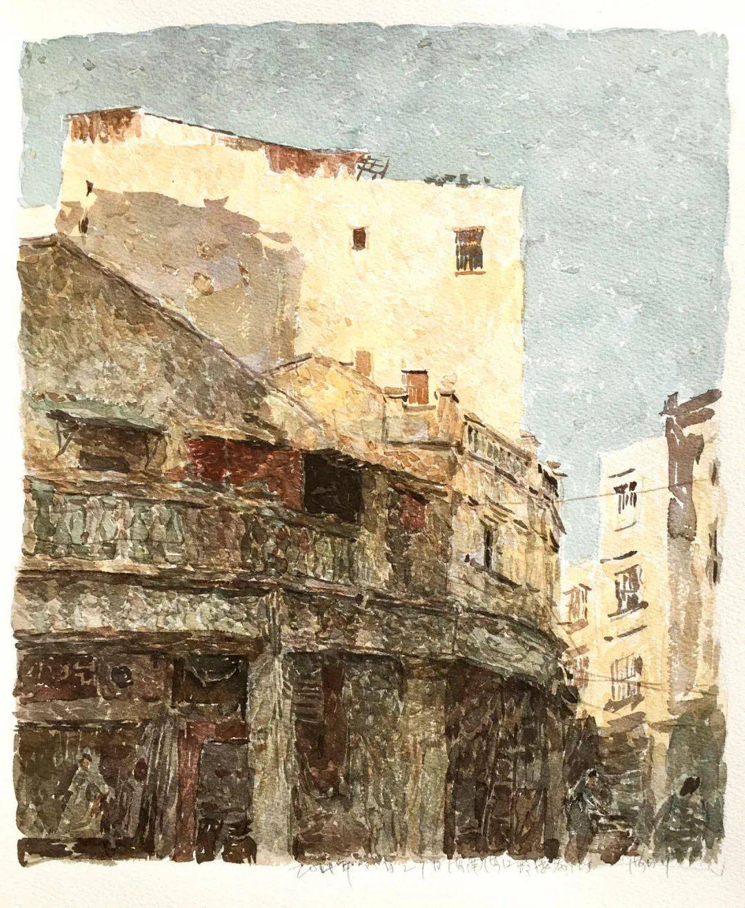 许海刚·2021水彩作品_cm_纸本_三亚