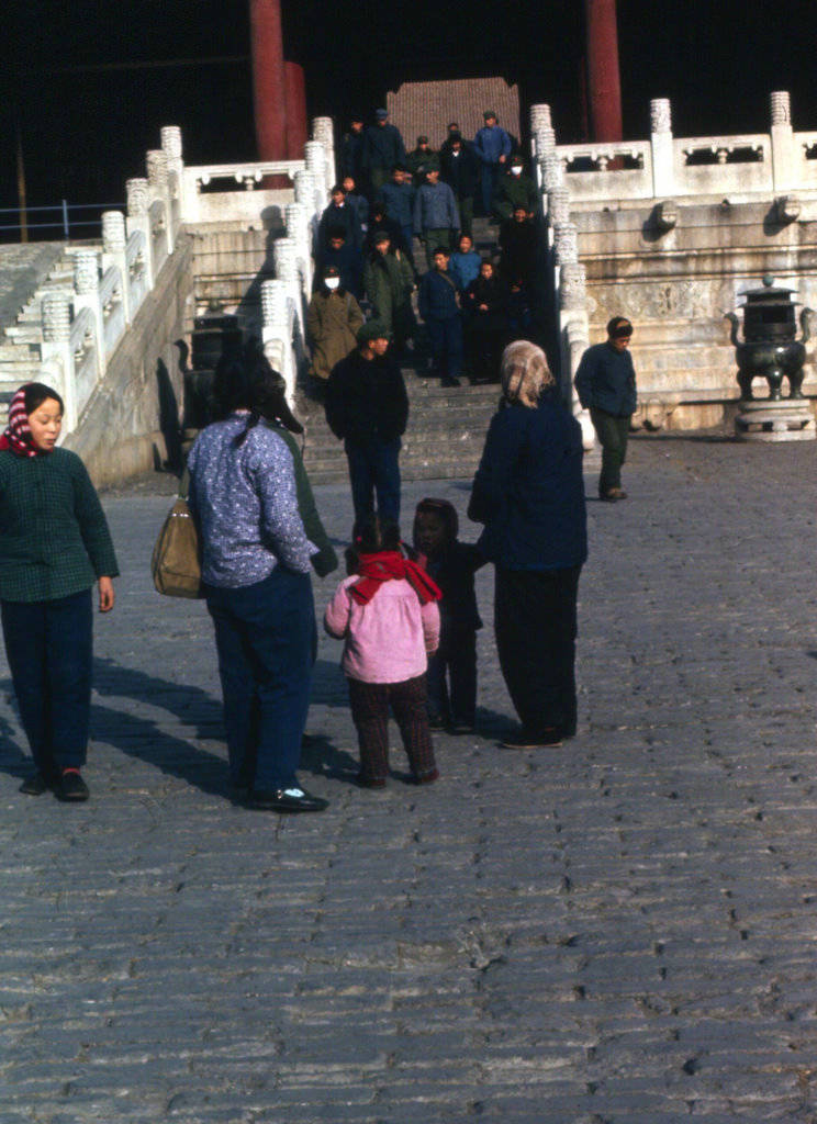 1974年的北京故宫难得的彩色照片