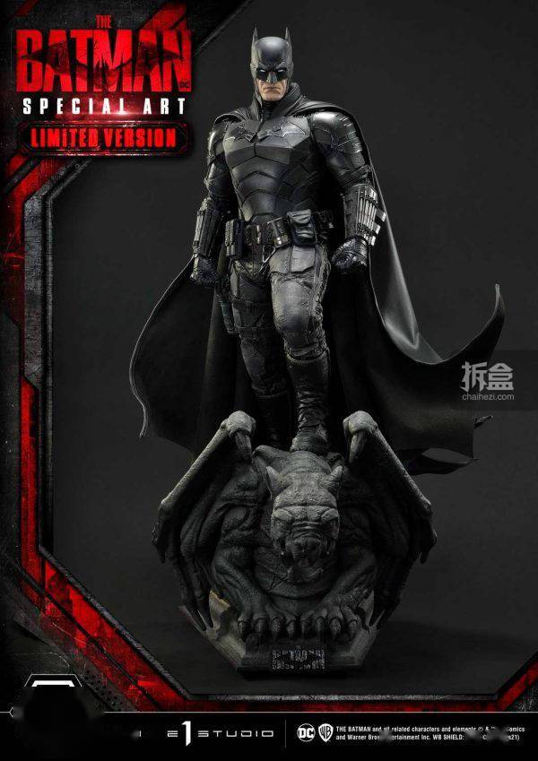 蝙蝠侠PRIME 1 STUDIO 1/3 2022电影 THE BATMAN 蝙蝠侠雕像