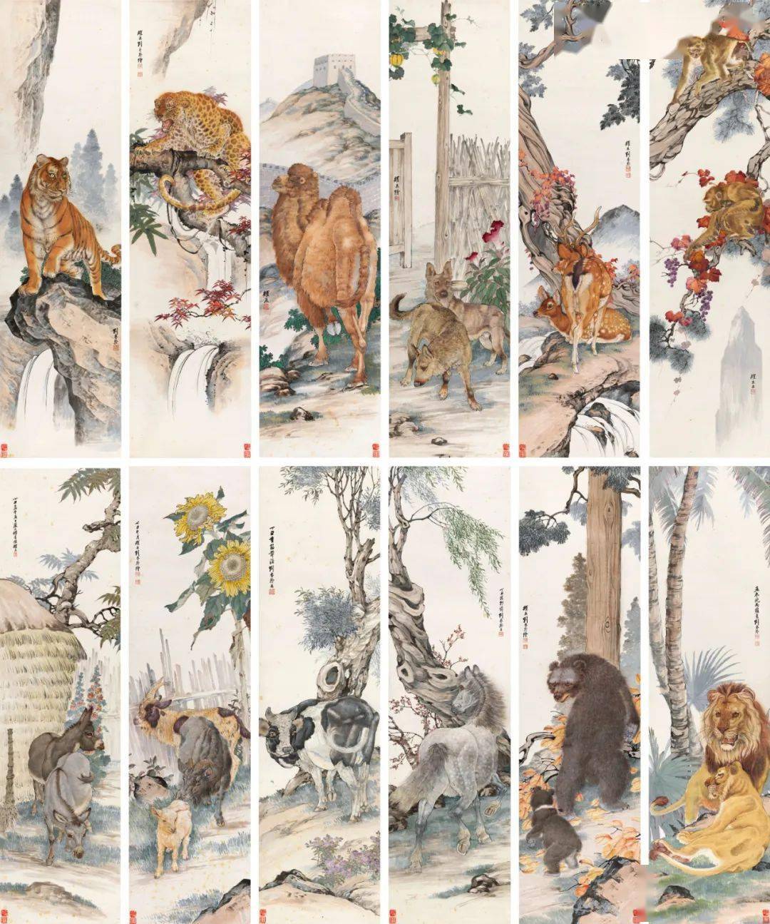 刘奎龄虚处不嫌窗框松实处勿感板结紧高清