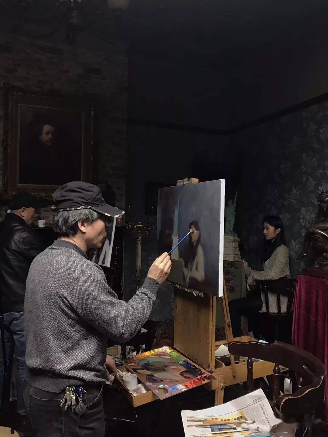 "二月画会"——冷军九个场景写生全记录(附精彩细节图)_作品_画室