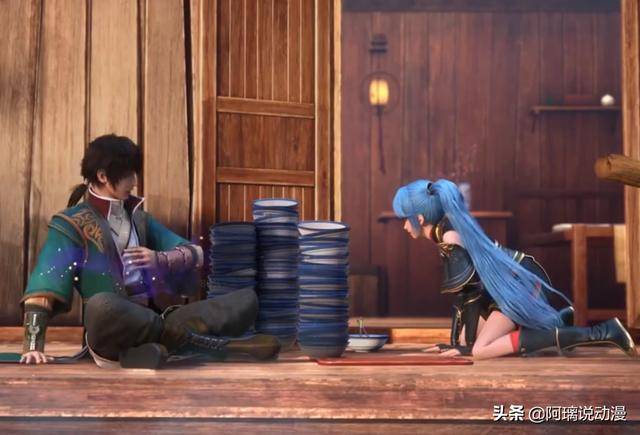 《元龙》第二季开播,高瑶穿女仆装卖卤肉饭,画面太可爱了_王胜_城后