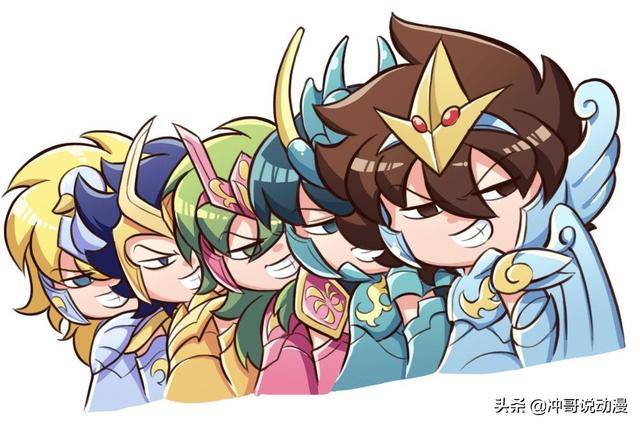 圣斗士星矢五小强身上的青铜圣衣看似低级实则件件非凡品