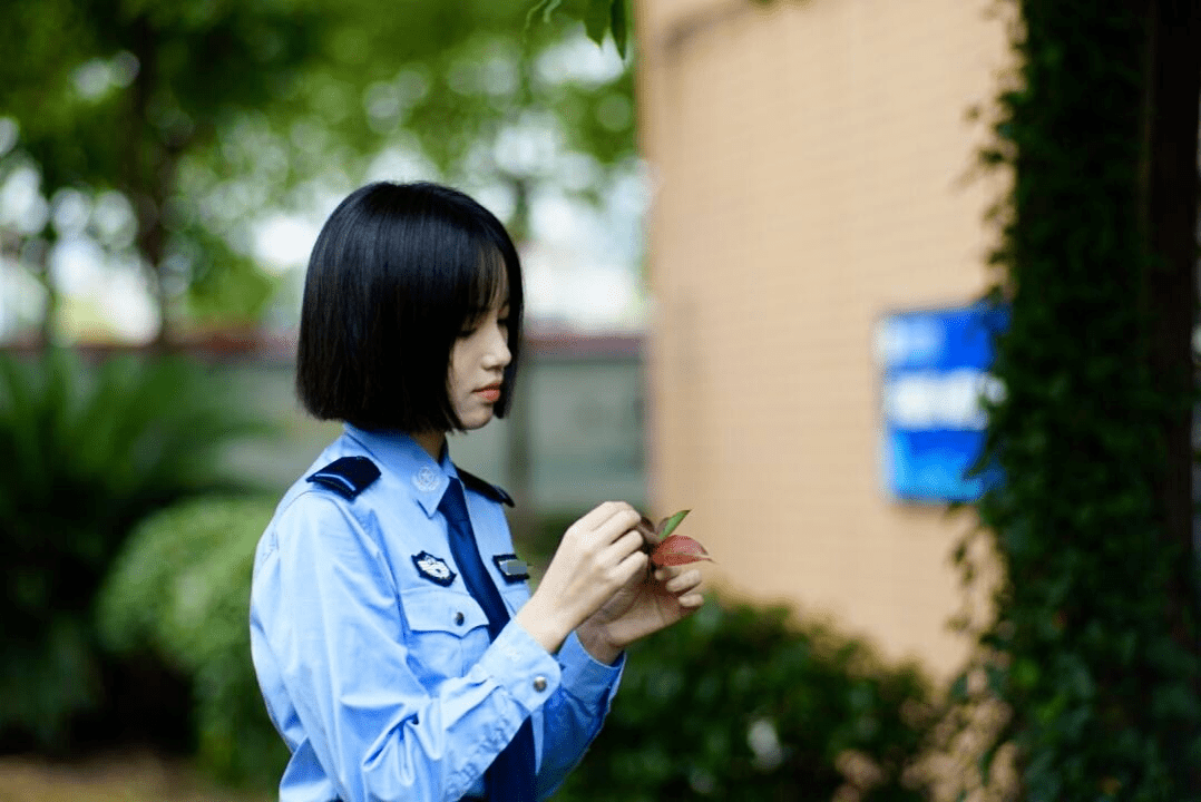 湖南警察学院女生图片