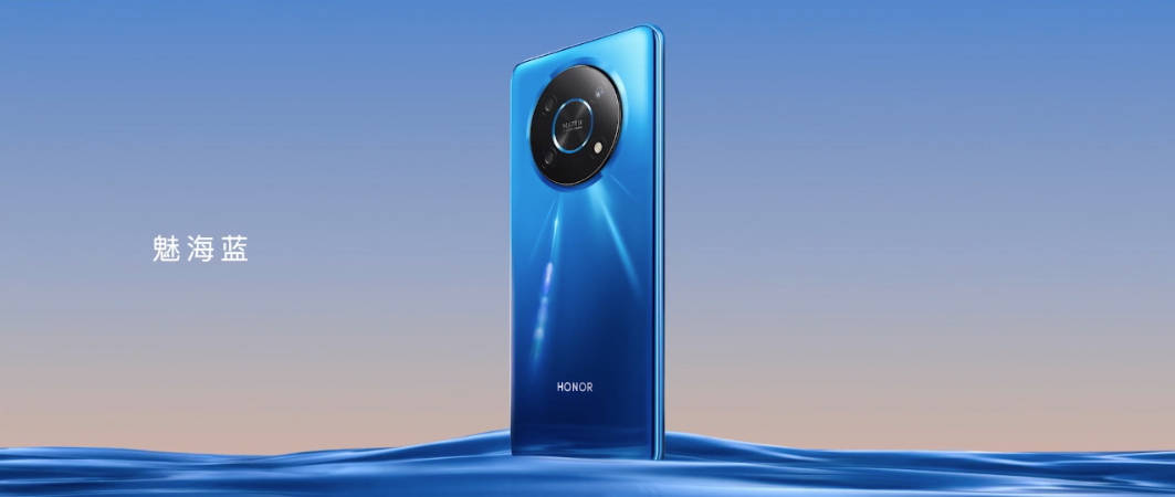 四种配色的荣耀x30分别是魅海蓝钛空银晨曦金幻夜黑