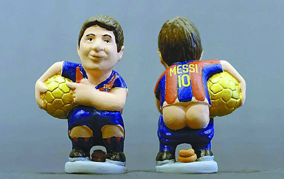 西班牙人要摆大便玩偶过圣诞