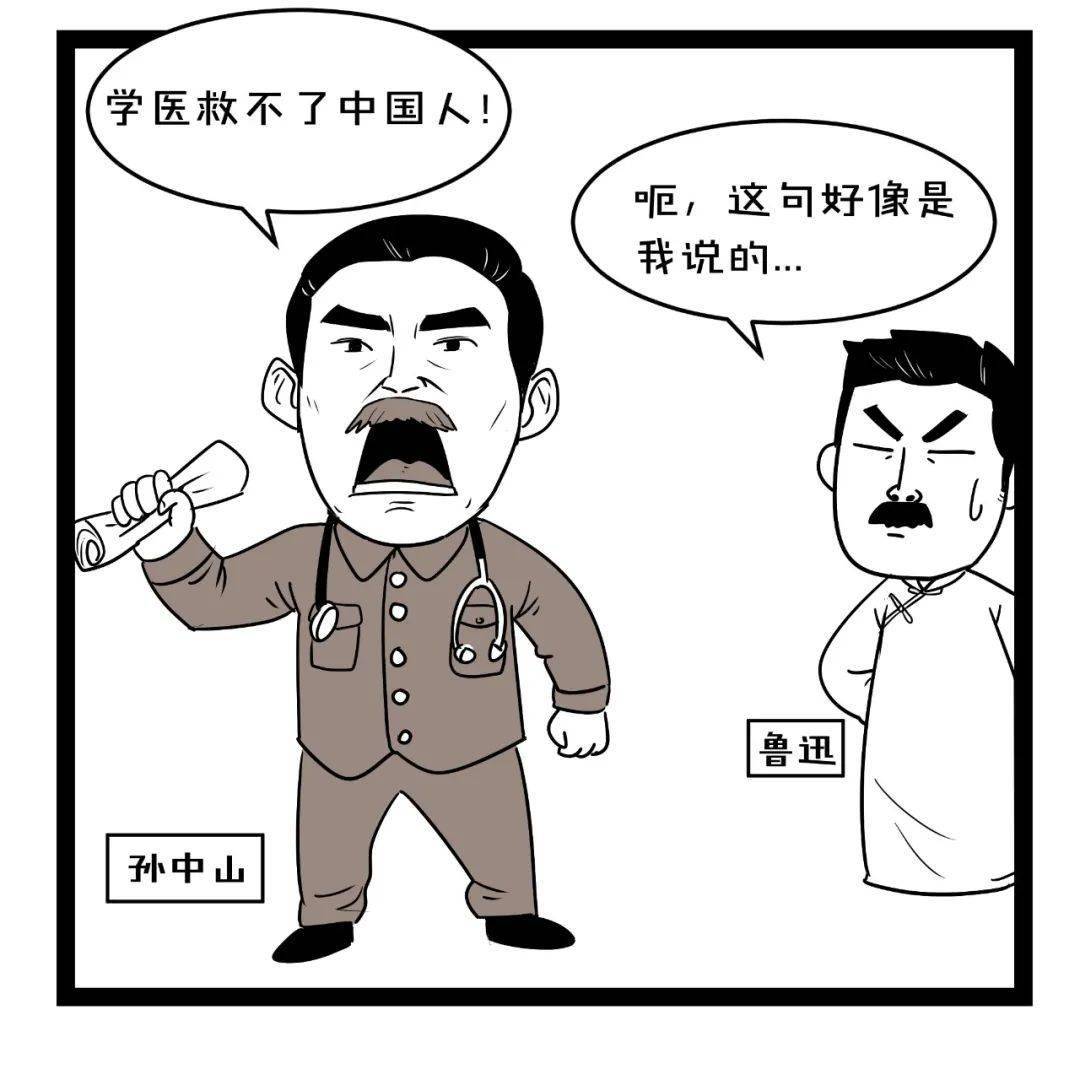 孙中山照片 漫画图片