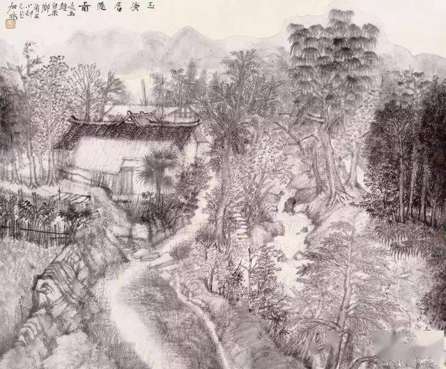 浅谈写生——何加林_铅笔_物象_山水