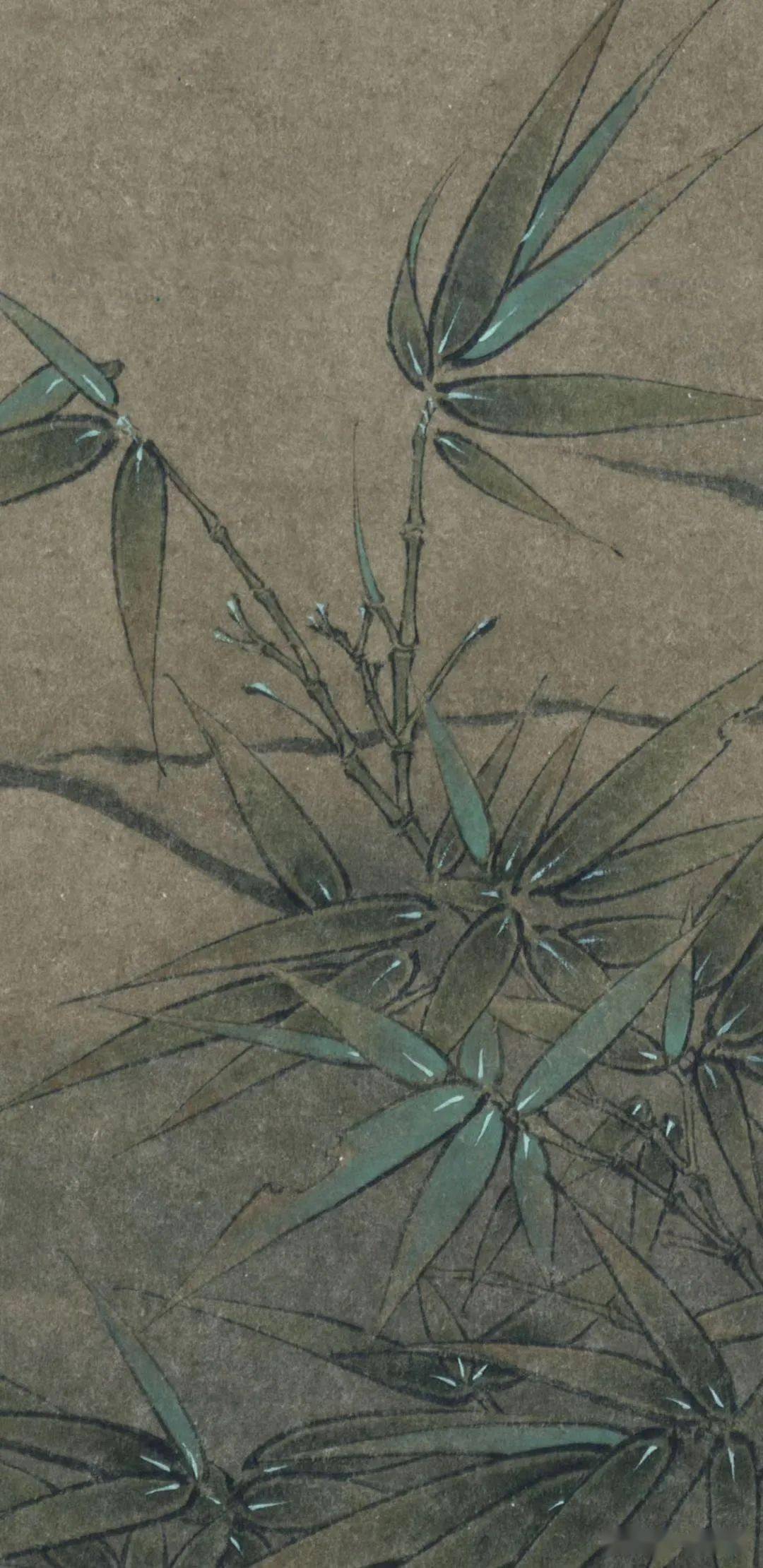 临明边景昭竹鹤图轴工笔绘制解析