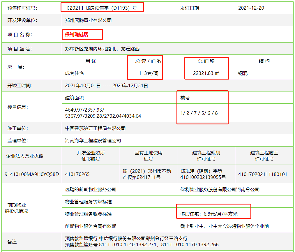 拿证速递|保利璞岸获批预售证，即将入市113套房源！_信息_公示_楼栋