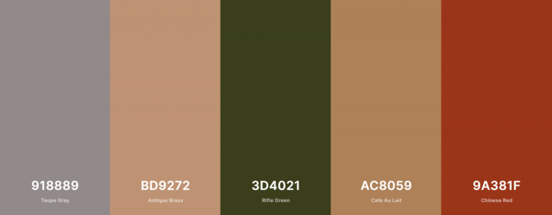 色彩高 级 感 100% 配 色 大 赏 ！