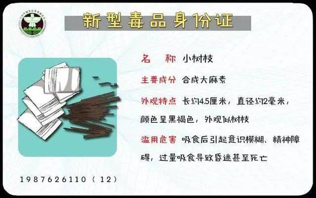 识毒卡片来啦这些毒品的身份证一定要记牢