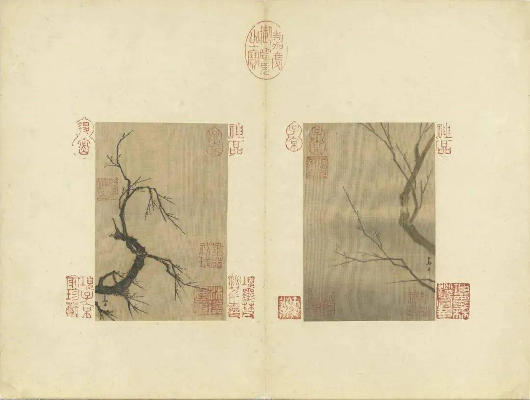 宋代极简梅花册,太美了