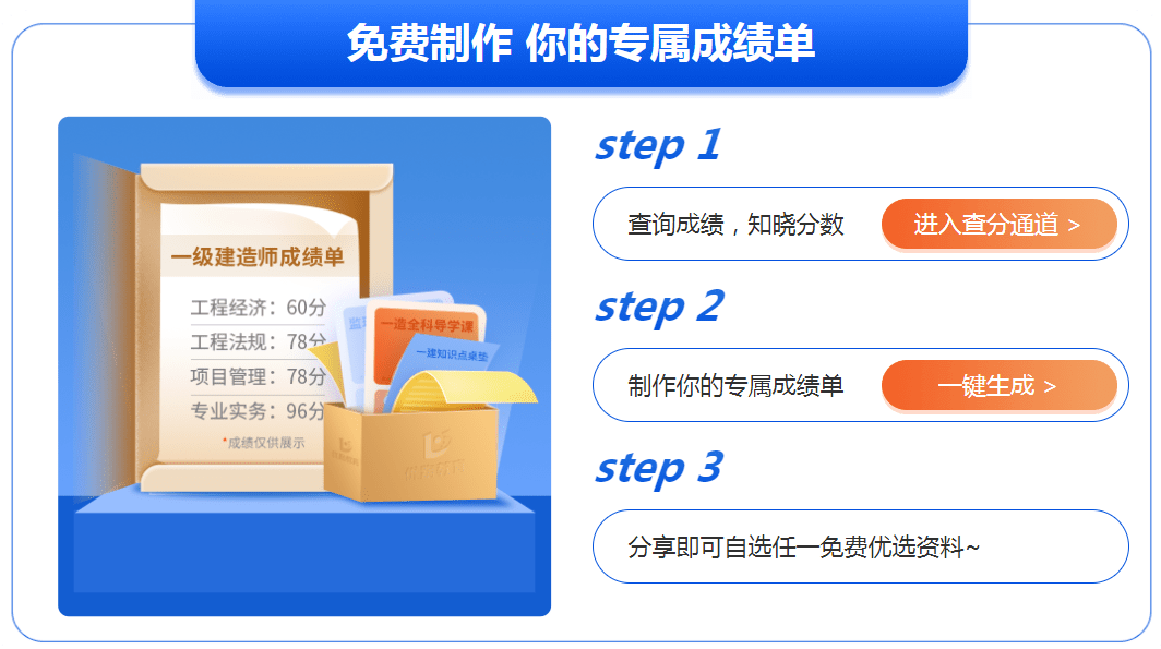 一建考生曬成績領好課活動來襲今晚1900還有2022新考情直播等你來聽速