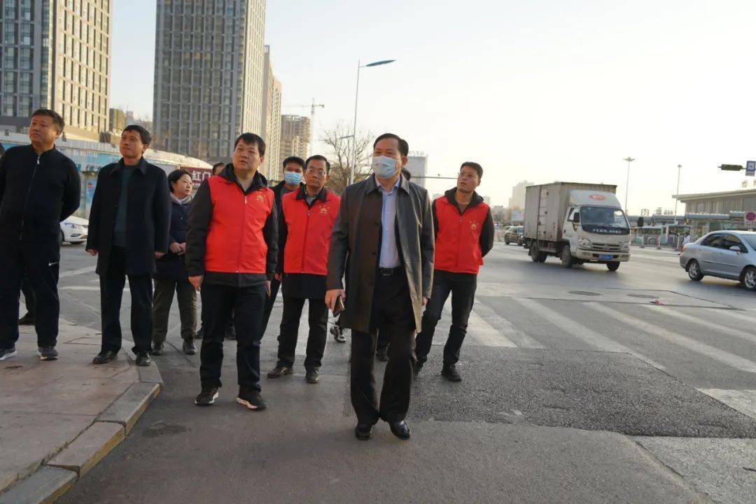 党政领导抓环保丛台区区委书记强延峰现场调研道路整治提升和大气污染